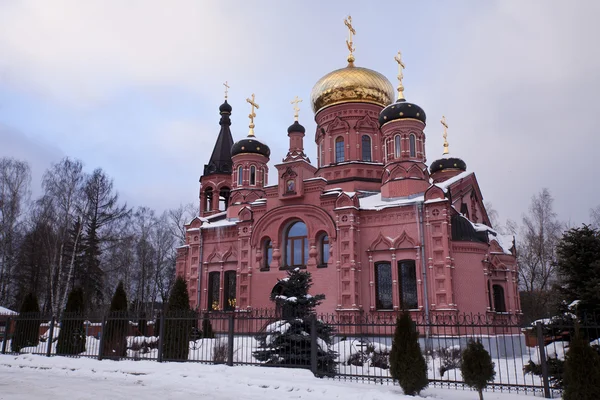 Взимку церкви. Москва, Росія. — стокове фото