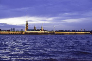Saint petersburg gece görünümü