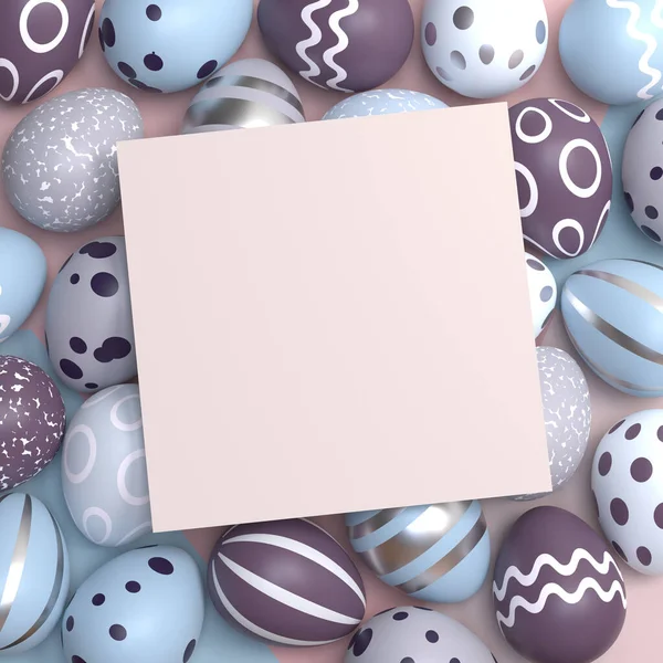 Easter Greeting Card Copy Space Illustration — Stockfoto