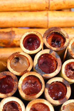 yapışkan pirinç kavrulmuş