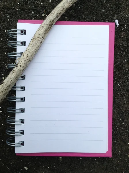 Cuaderno de papel página — Foto de Stock