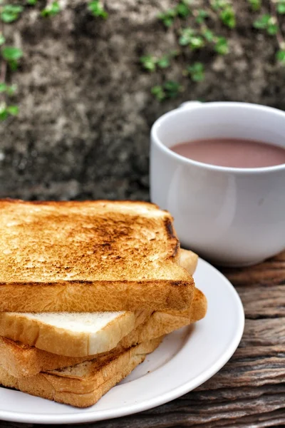 Pan tostado en rodajas — Foto de Stock