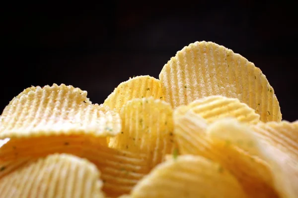 Potatischips — Stockfoto