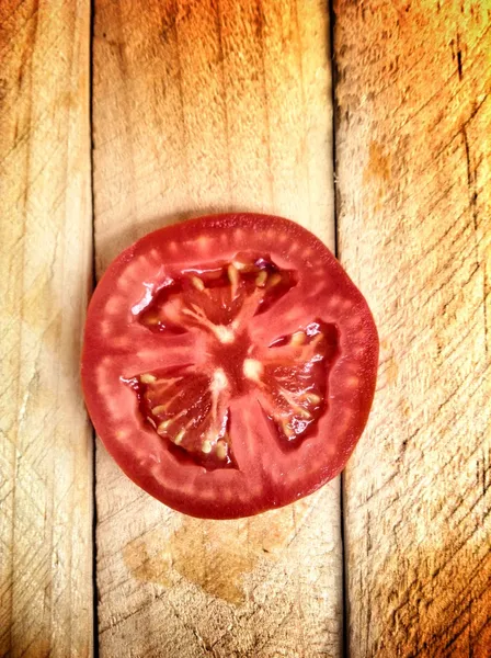 トマトのスライス. — ストック写真