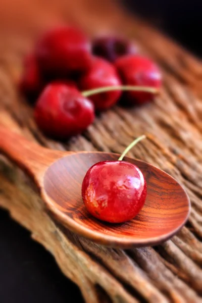 Cerises fraîches — Photo