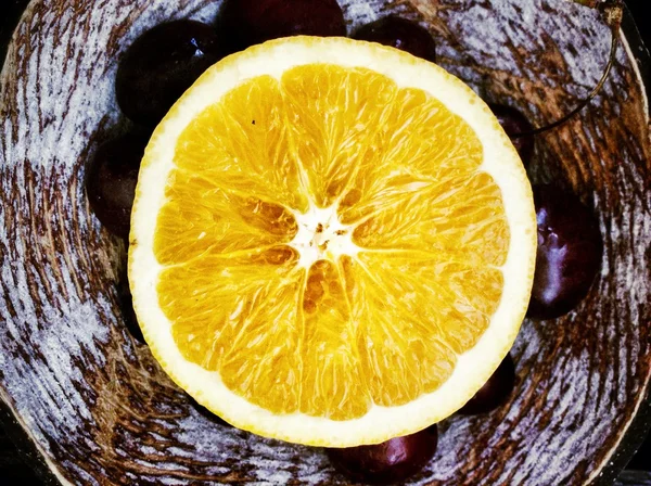 Slice of fresh orange — Stock Photo, Image