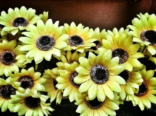 인공 꽃의 해바라기 — 스톡 사진