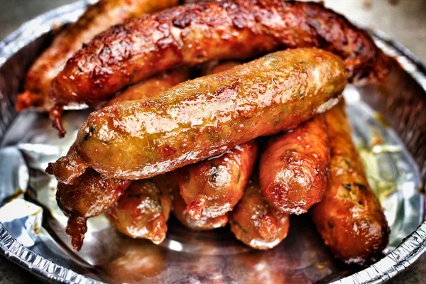 BBQ sausages — Stock Photo, Image