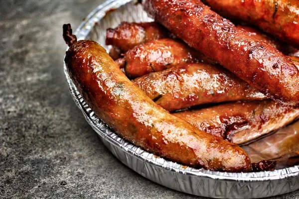 BBQ sausages — Stock Photo, Image