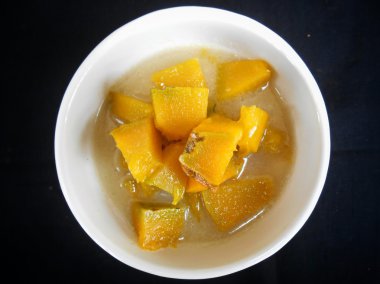 kabak ve Hindistan cevizi sütü