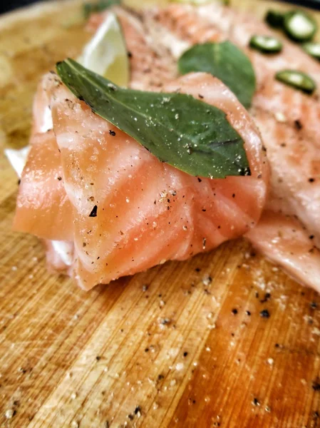 Salmone fresco — Foto Stock