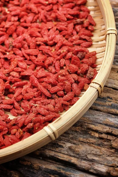 Bayas de goji secas rojas —  Fotos de Stock