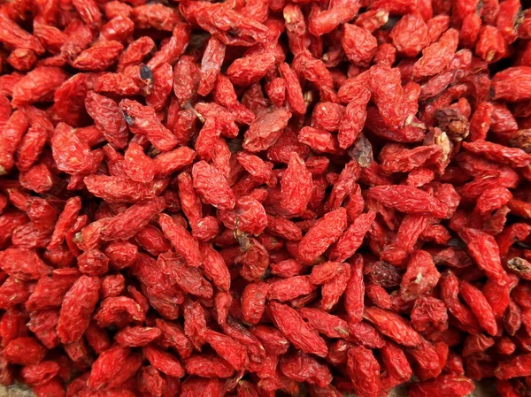 Bayas de goji secas rojas —  Fotos de Stock