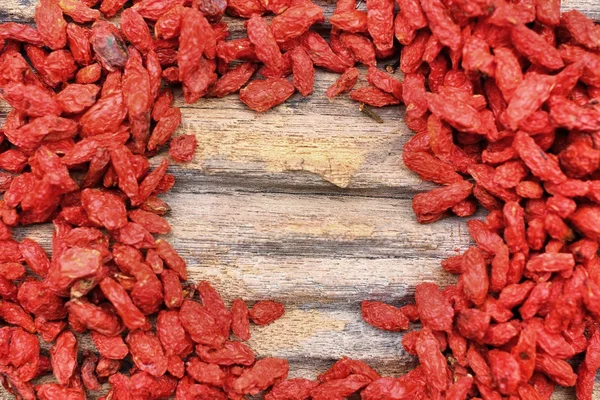 Bayas de goji secas rojas —  Fotos de Stock