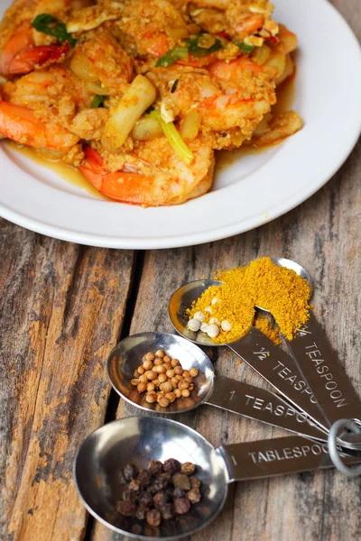 Shrimp curry — Stock Photo, Image