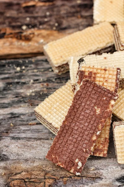 Delicioso chocolate wafer — Fotografia de Stock