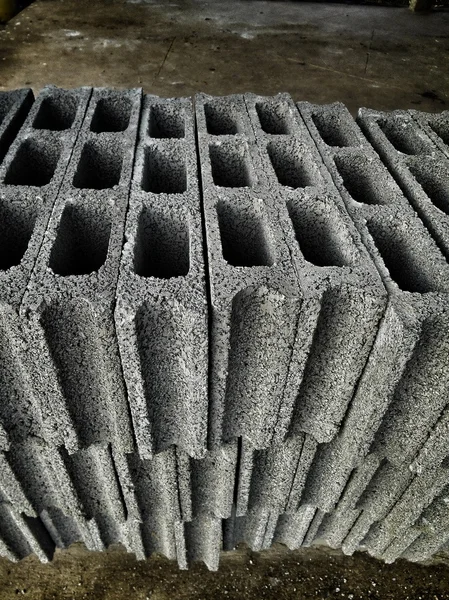 Gray brick for construction — Stock Photo, Image