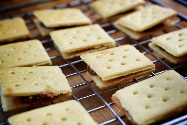 Biscoitos sanduíche — Fotografia de Stock