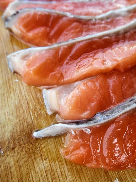 Frischer Lachs — Stockfoto