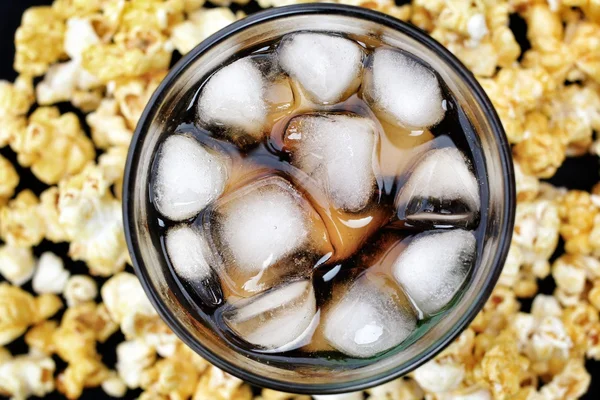 Popcorn and cola — Stock Photo, Image