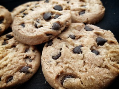 yığılmış çikolatalı kurabiye