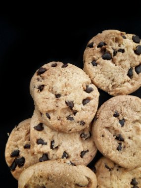 yığılmış çikolatalı kurabiye