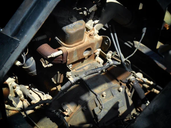 Närbild av en motor — Stockfoto