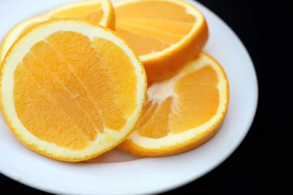 Bit av orange frukt — Stockfoto