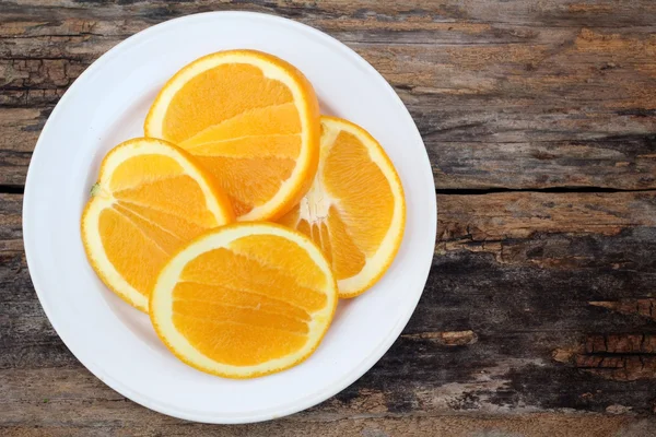 Slice of orange fruit — Stock Photo, Image