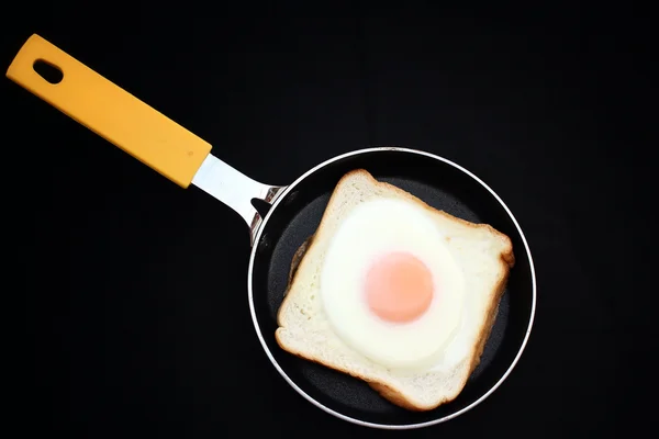 Breakfast with eggs — Stock Photo, Image