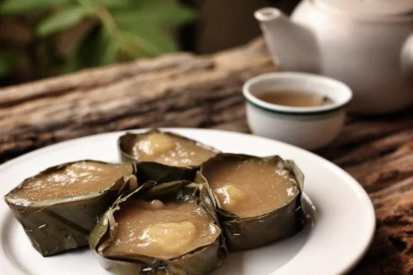 Gestoomde dessert van Chinees — Stockfoto