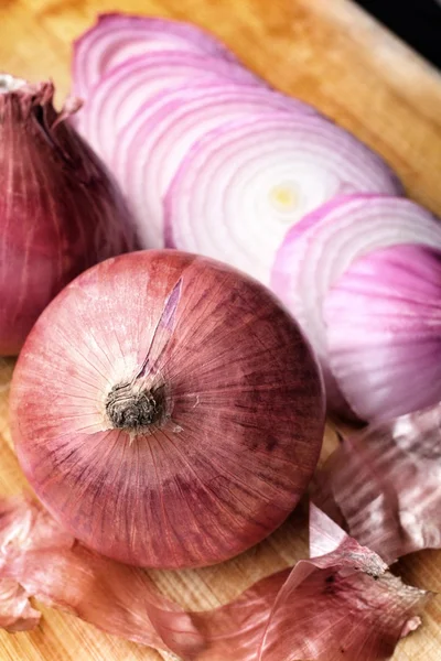 Fresh red onions — Stock Photo, Image