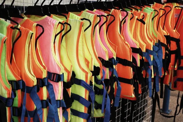 Orange life jacket — Stock Photo, Image