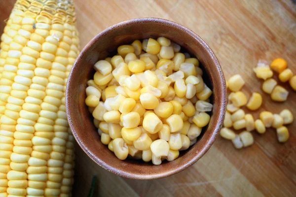 Kukuřice konservovaná — Stock fotografie