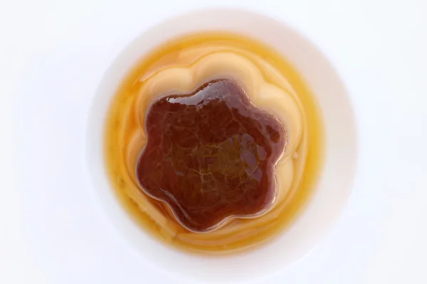 Caramel custard — Stock Photo, Image