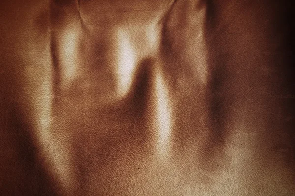 Szczegół tekstura tło brązowy skórzana sofa — Zdjęcie stockowe