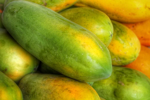 Fruta de mamão — Fotografia de Stock