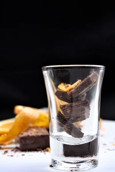 Close-up of chocolate pieces — Stock Photo, Image