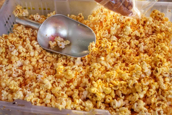 Pop-corn au caramel — Photo