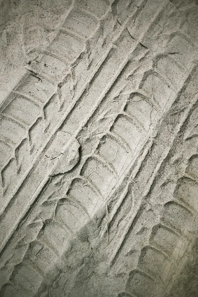 Wheel tracks — Stock Photo, Image