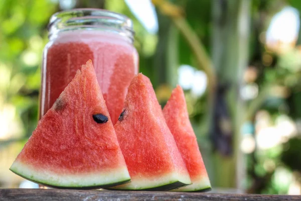 Watermelon smoothies — Stock Photo, Image