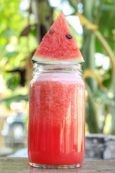 Watermelon smoothies — Stock Photo, Image