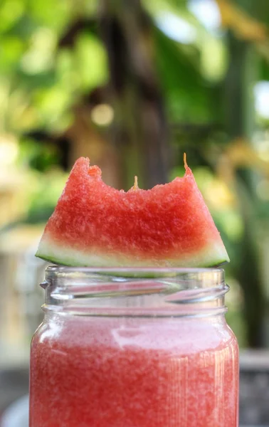 Watermelon smoothies — Stock Photo, Image