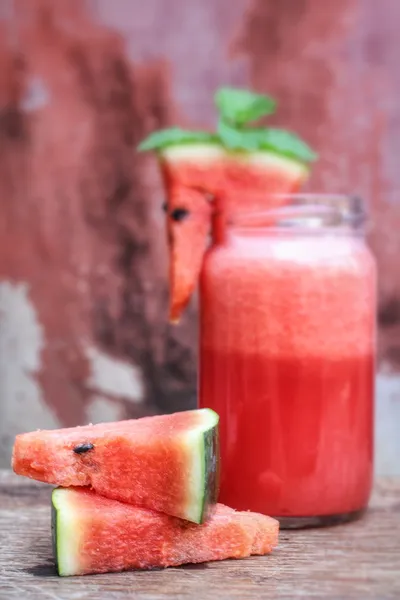 Watermelon smoothies — Stock Photo, Image