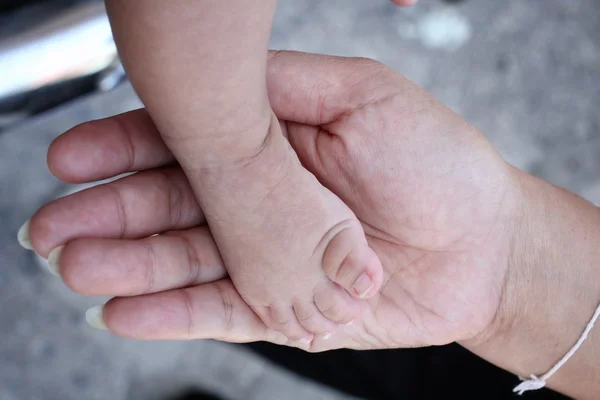 Baby's mond — Stockfoto