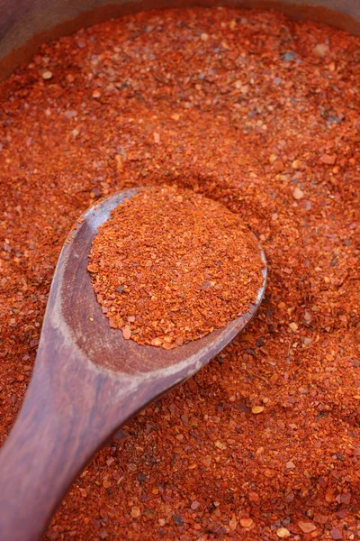 Papryka chili w proszku, przyprawy — Zdjęcie stockowe