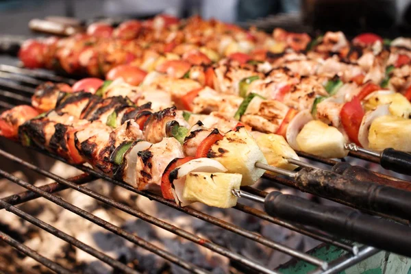 BBQ grill kött — Stockfoto