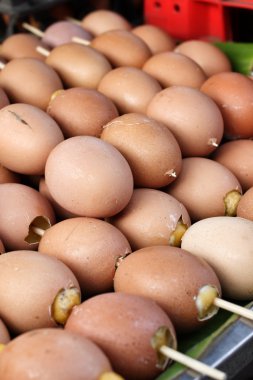 ızgara kahverengi yumurta