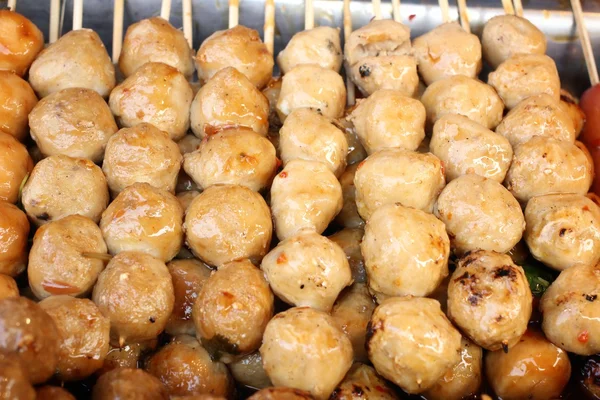 Grilled meatballs — Stock Photo, Image