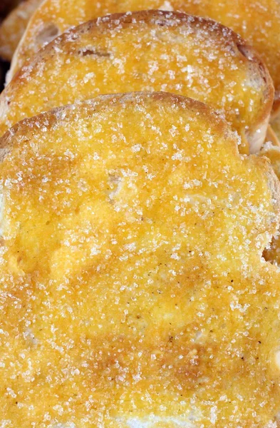 Tosty z masłem — Zdjęcie stockowe